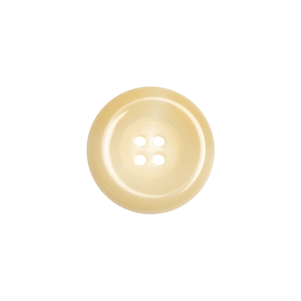 Ivory Rolled Rim Plastic 4-Hole Button - 28L/18mm - Joann Fabrics