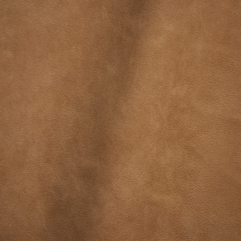 Martini Italian Tan Aniline Dyed Smooth Nubuck Top Grain Cow Leather Hide - Joann Fabrics