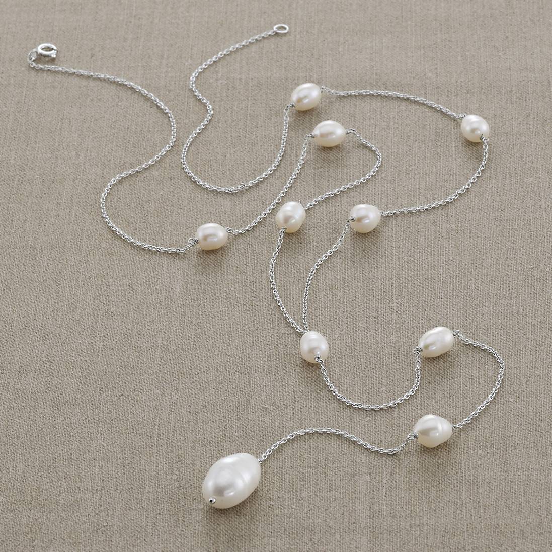 Freshwater Pearl Drop Necklace - Northstyle Catalog