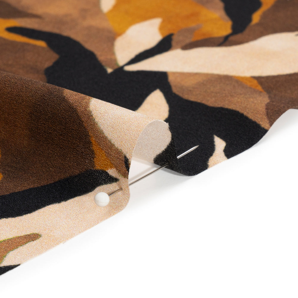 Mood Exclusive Brown Drowsy in Daintree Lightweight Polyester Crepe - Joann Fabrics