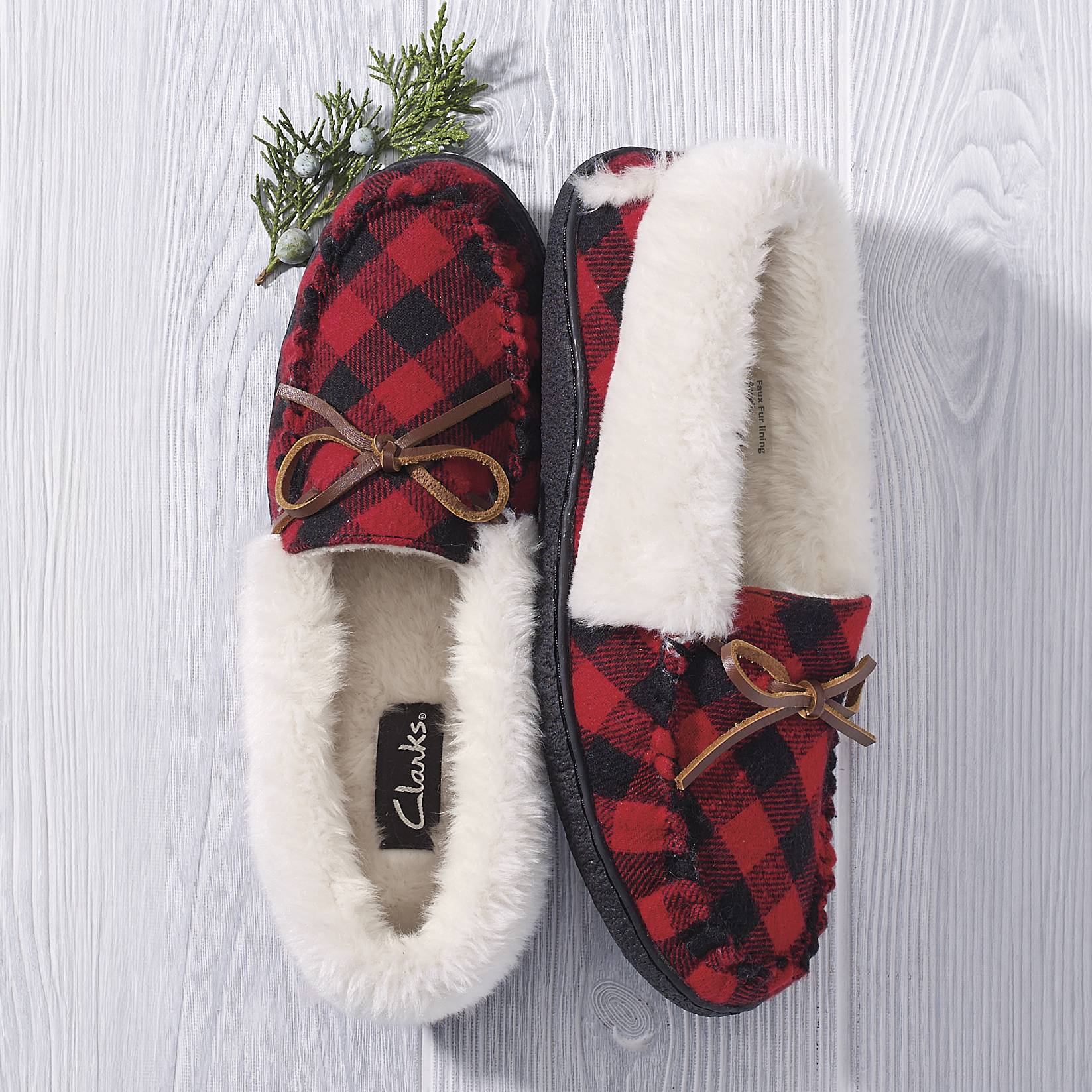 Buffalo Plaid Slippers by Clarks® - Northstyle Catalog