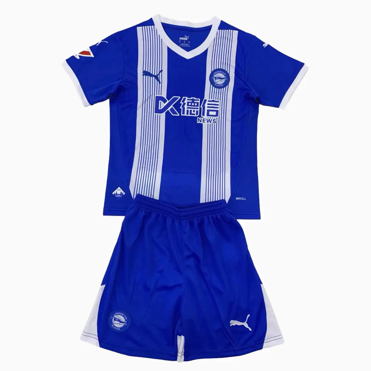 2024/2025 Alavés Home Football Shirt 1:1 Thai Quality Kids Size