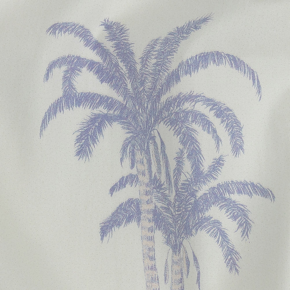 Cotton Poplin Print - Periwinkle and White Palm Trees - Mood Exclusive Sylvan Sanctuaries - Joann Fabrics