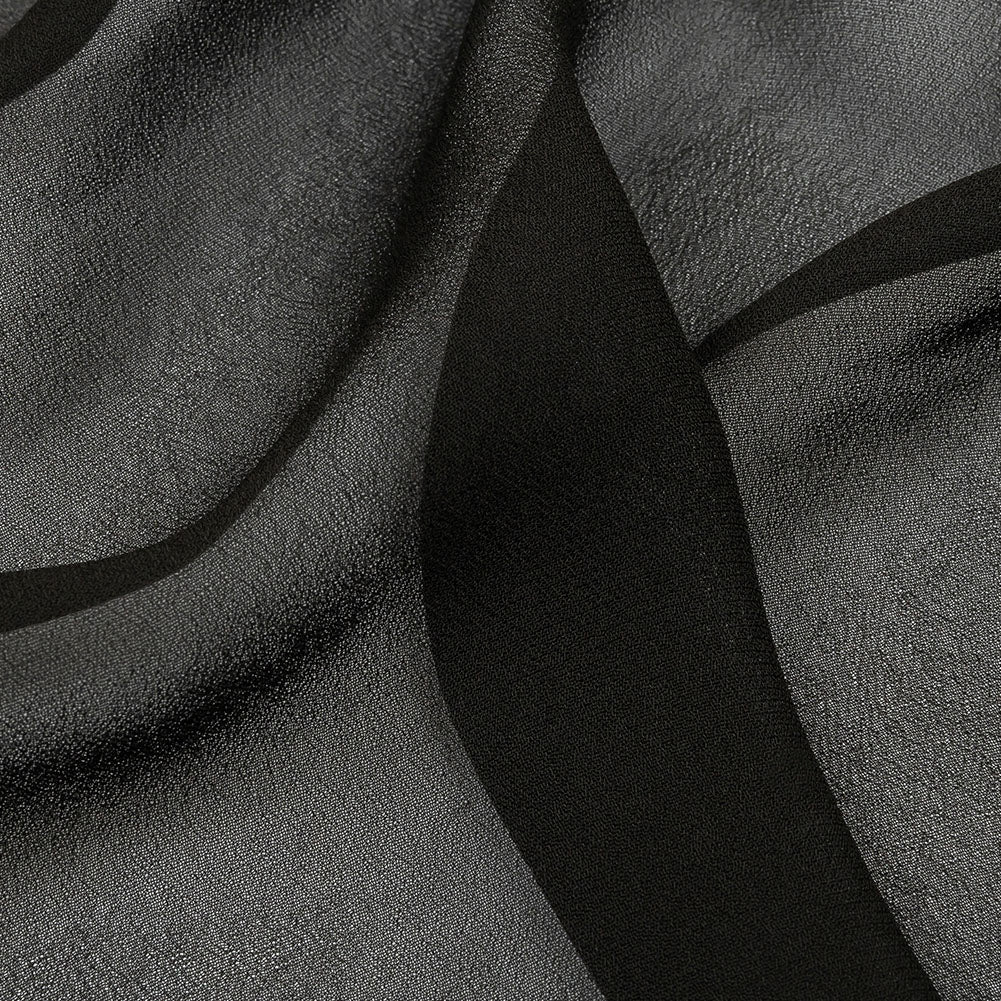 Famous Australian Designer Black Viscose Georgette - Joann Fabrics