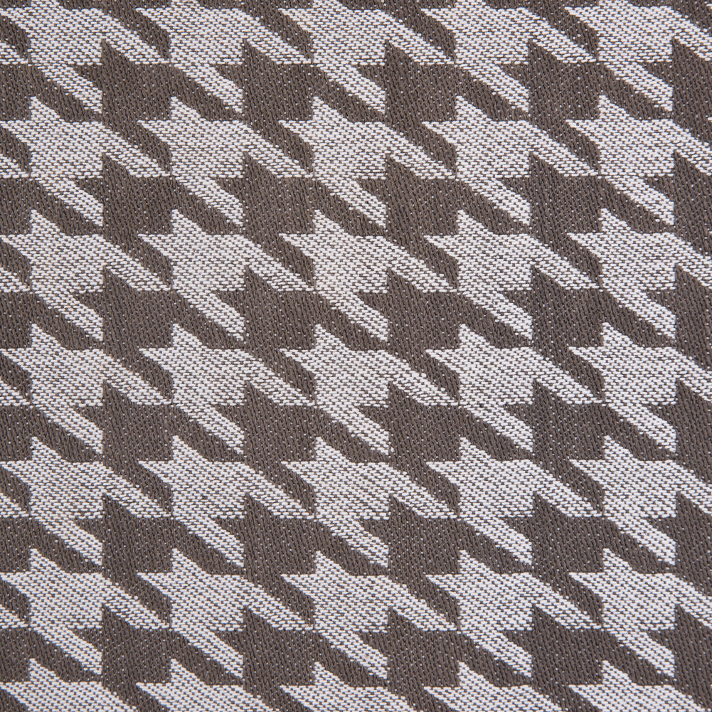 Brown/Ivory Houndstooth Cotton Twill - Joann Fabrics