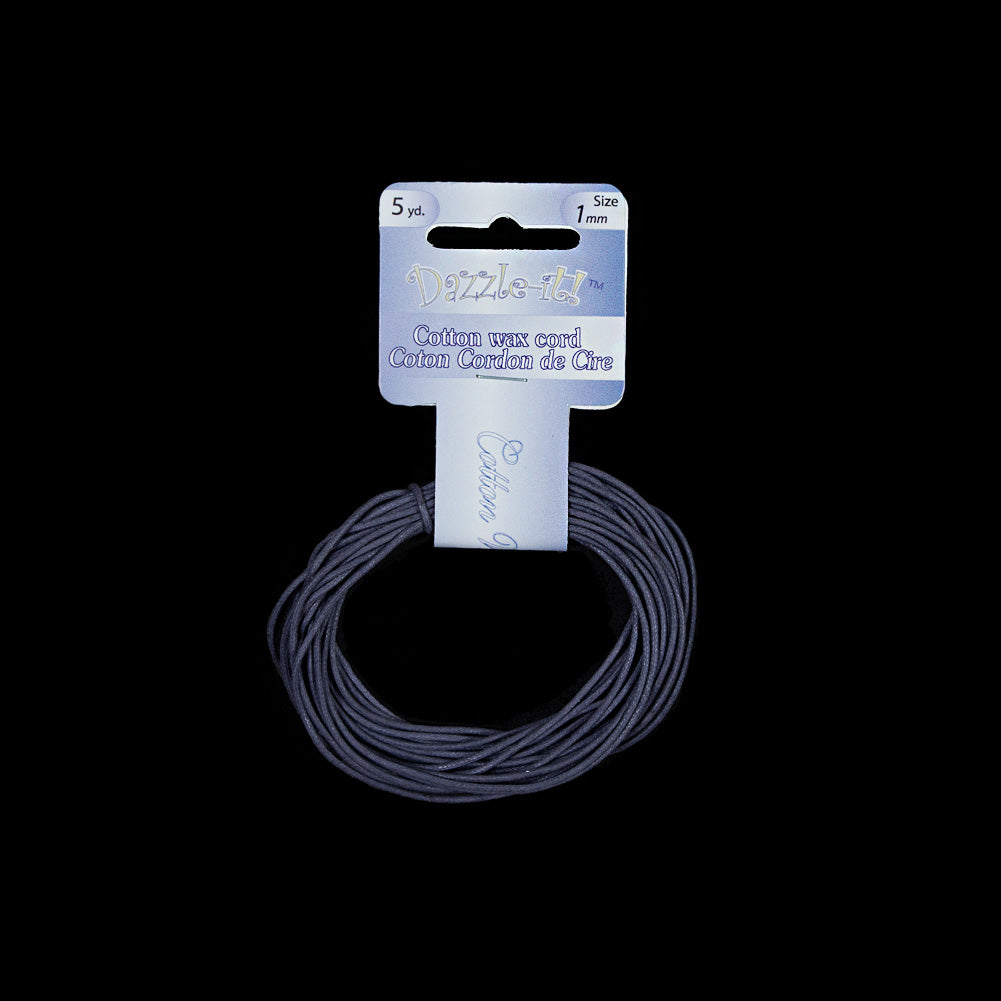 Dazzle-It Purple Cotton Wax Cord - 1mm - Joann Fabrics