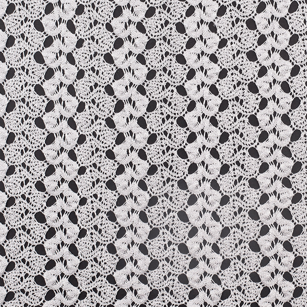 Metallic Silver Crocheted Lace - Joann Fabrics