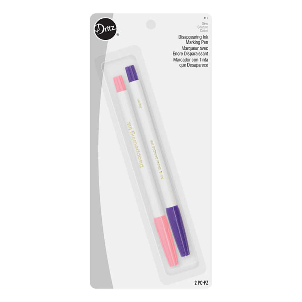Dritz Disappearing Ink Marking Pens - Assorted - 2pc - Joann Fabrics