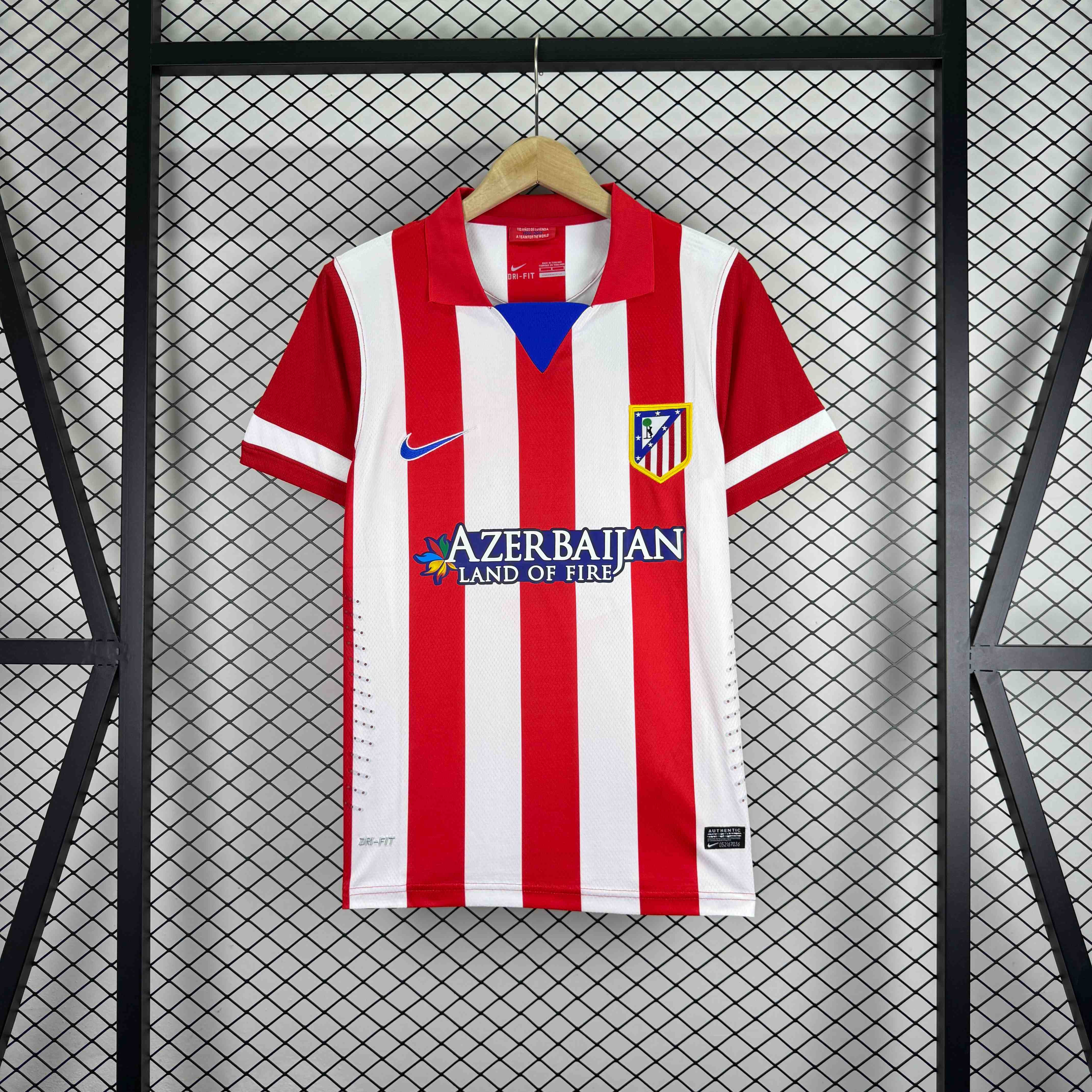 2013-2014 Retro Atletico Madrid Home Soccer Jersey 1:1 Thai Quality