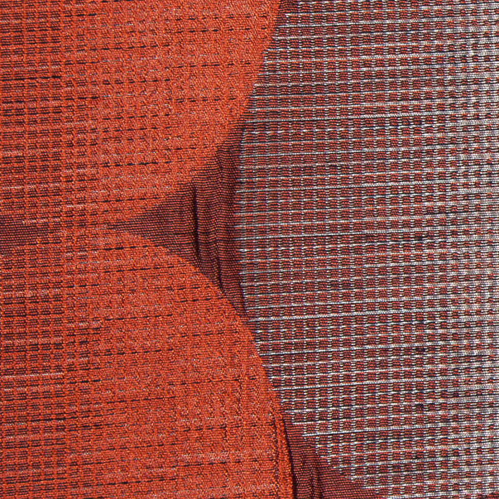Rust/Taupe Rows of Ovals Textured Jacquard - Joann Fabrics