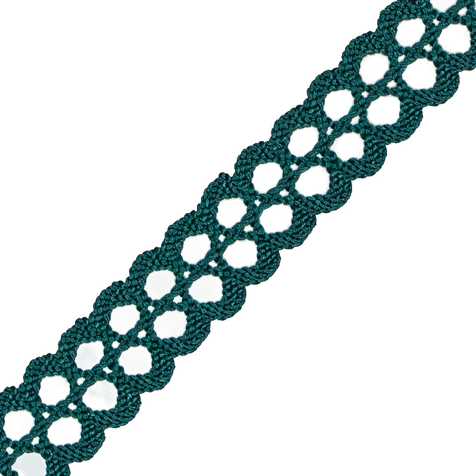 Emerald European Crochet Trim - 0.75