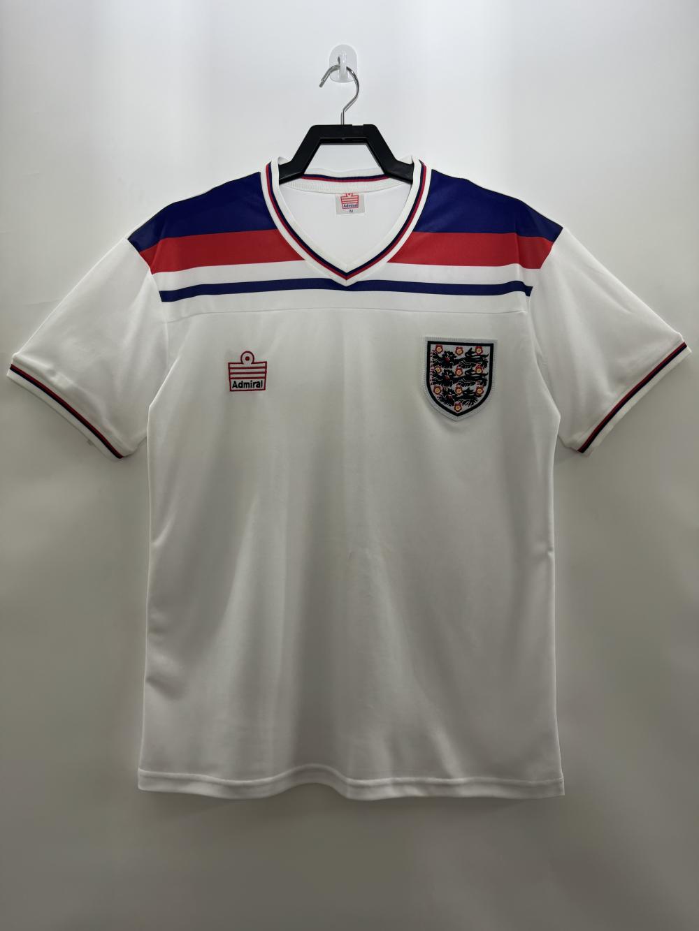 1982 Retro England Home Soccer Jersey 1:1 Thai Quality