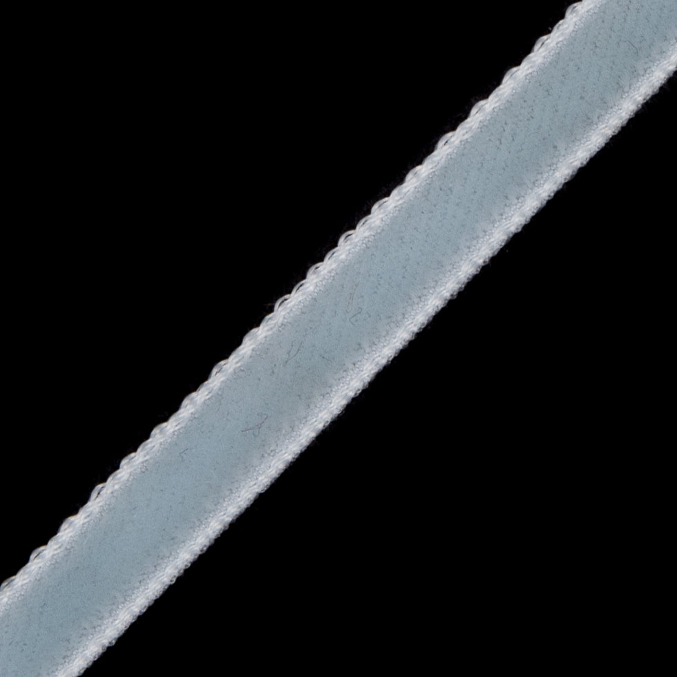 Single Faced Velvet Ribbon Made in Italy - 1/8
