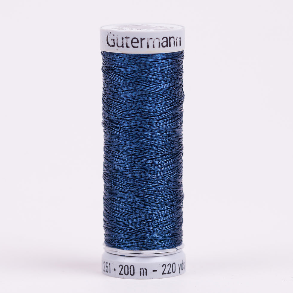 Gutermann Metallic Thread 200m - 6835 Blue - Joann Fabrics