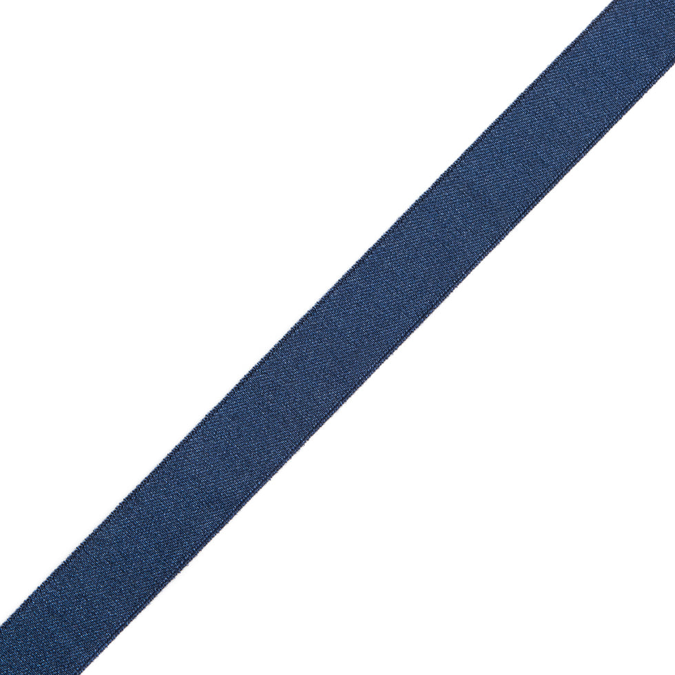 Italian Navy Foldover Stretch Tape - 0.625