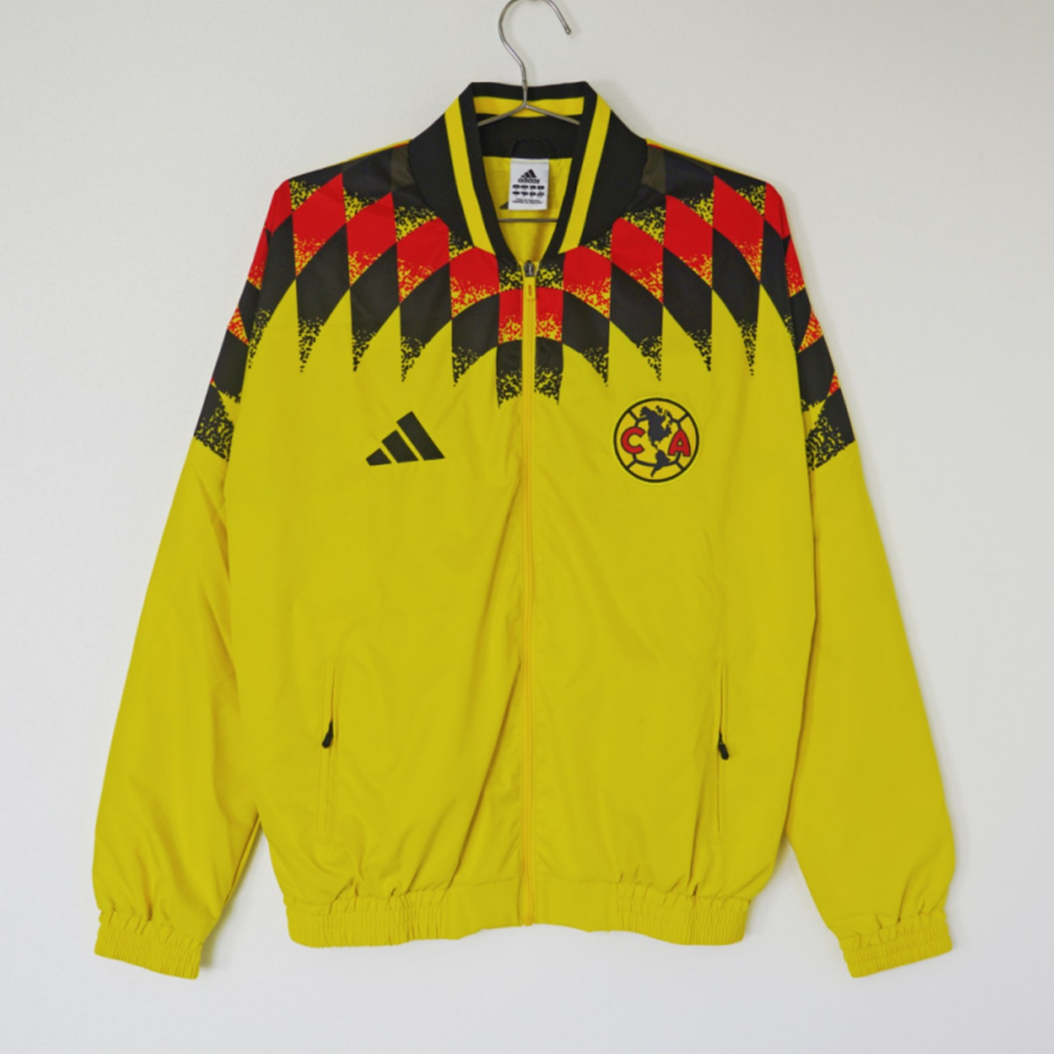 Club América 26-27 Yellow Track Windbreaker Jacket - UnitedFutballJersey