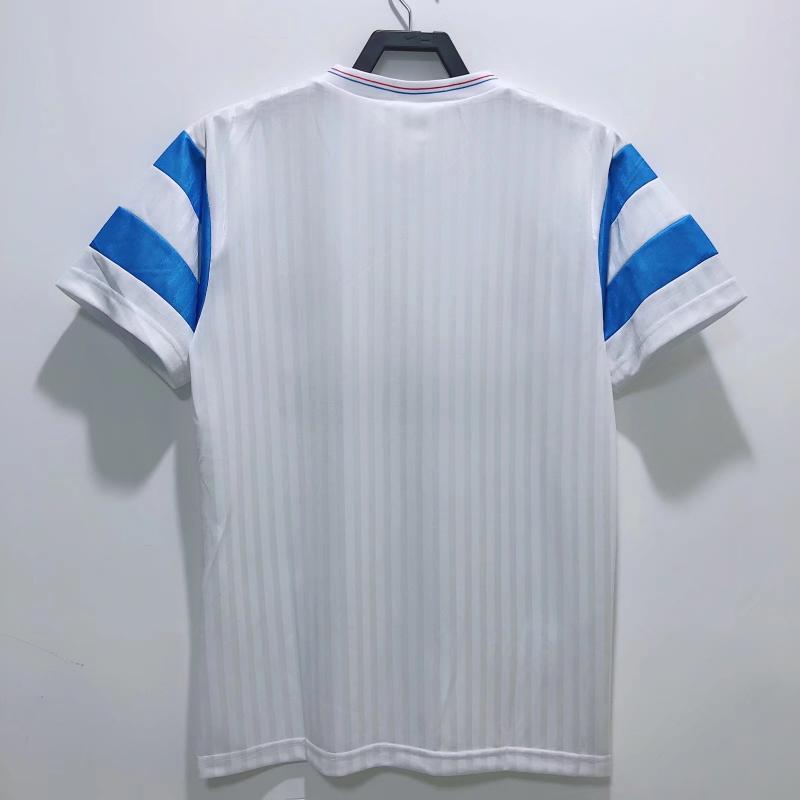 1990 Retro Olympique de Marseille Home Football Jersey 1:1 Thai Quality