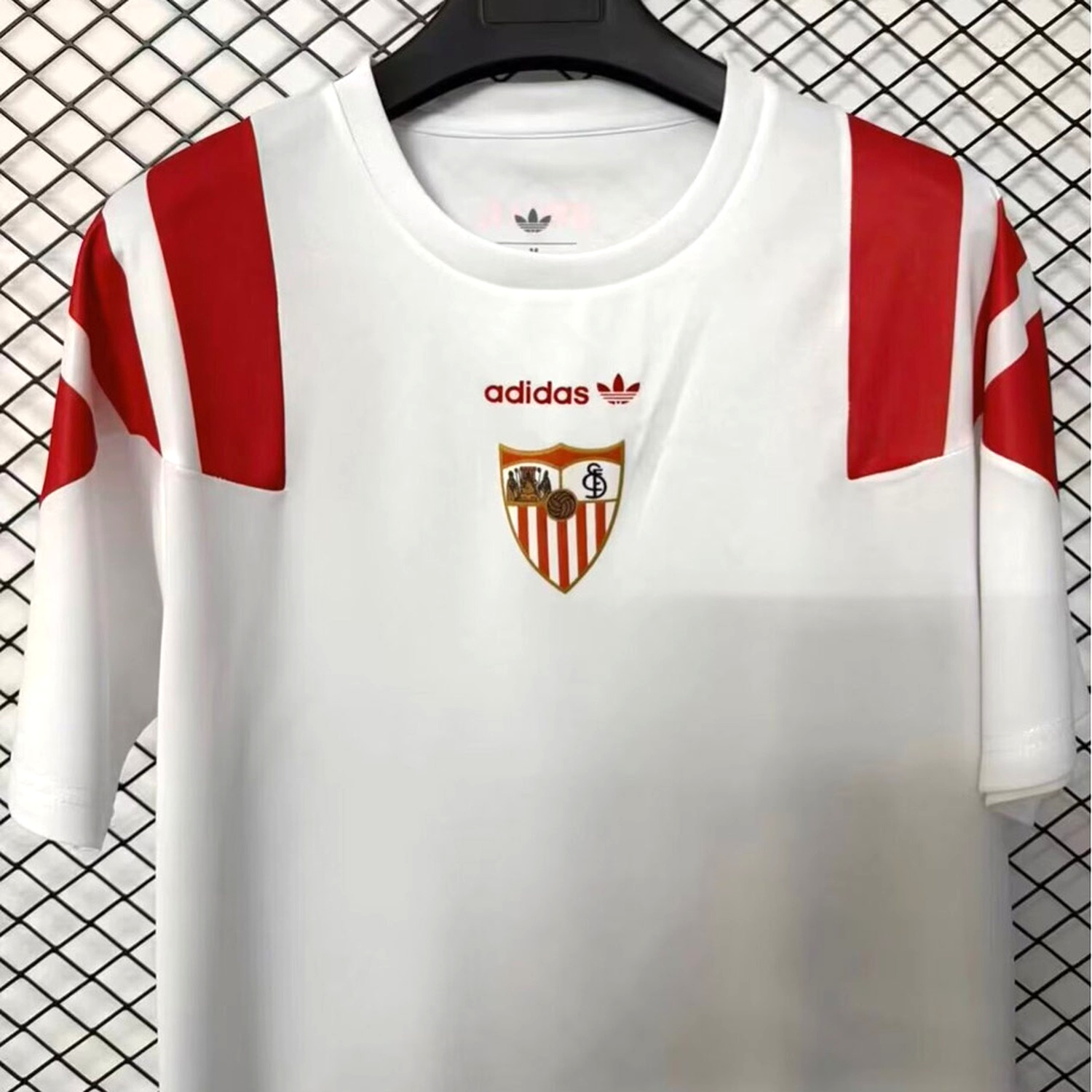 Sevilla 26-27 EQT White Red Jersey - Fans Version - UnitedFutballJersey