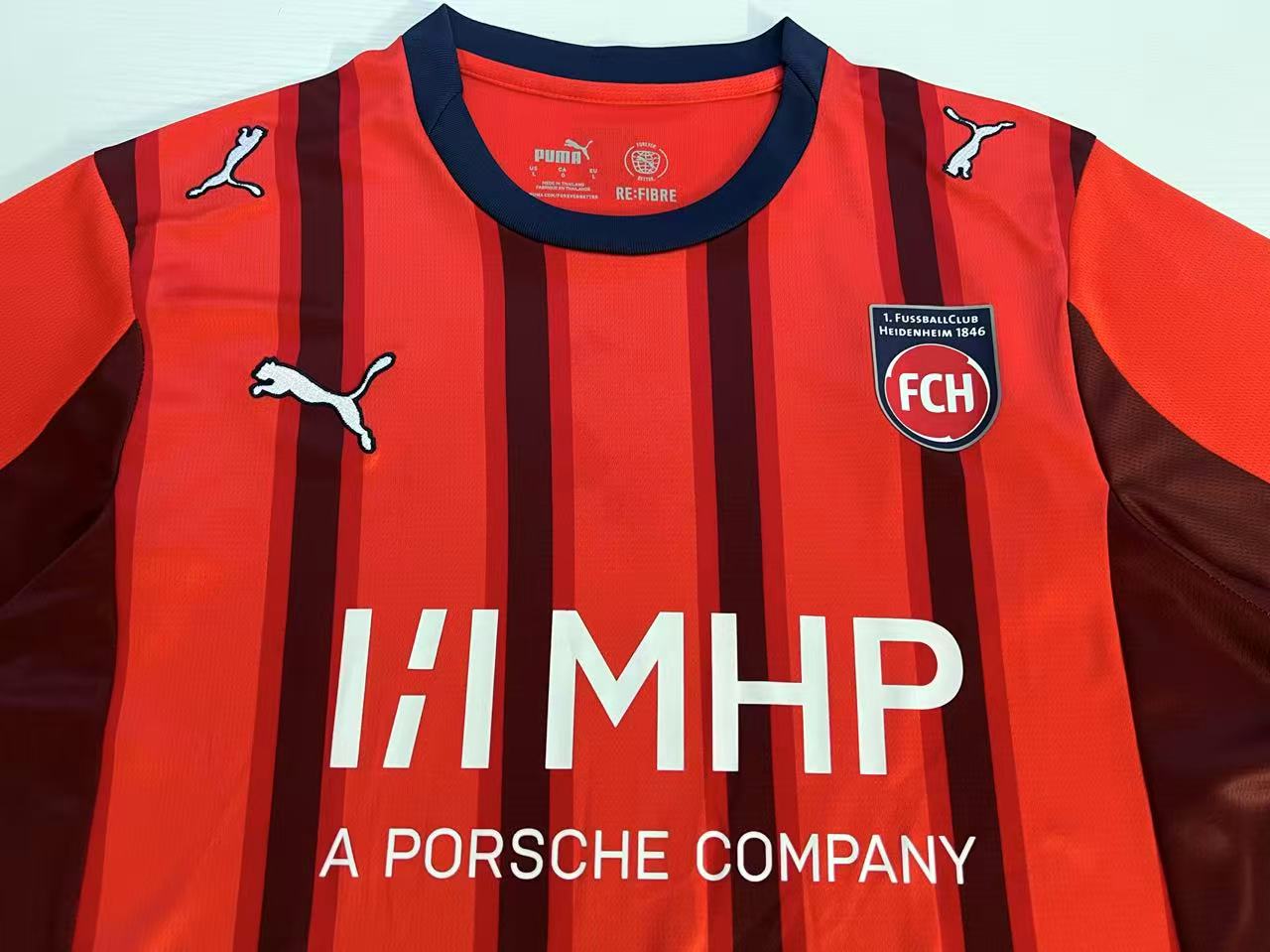 2025-2026 FC Heidenheim Home Football Jersey 1:1 Thai Quality