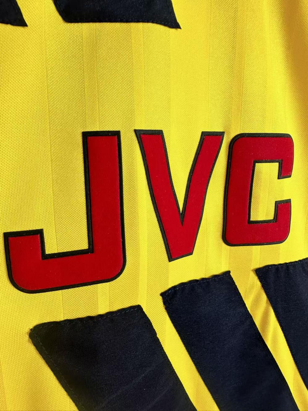 1993/1994 Retro Long Sleeve Arsenal Away Football Shirt 1:1 Thai Quality
