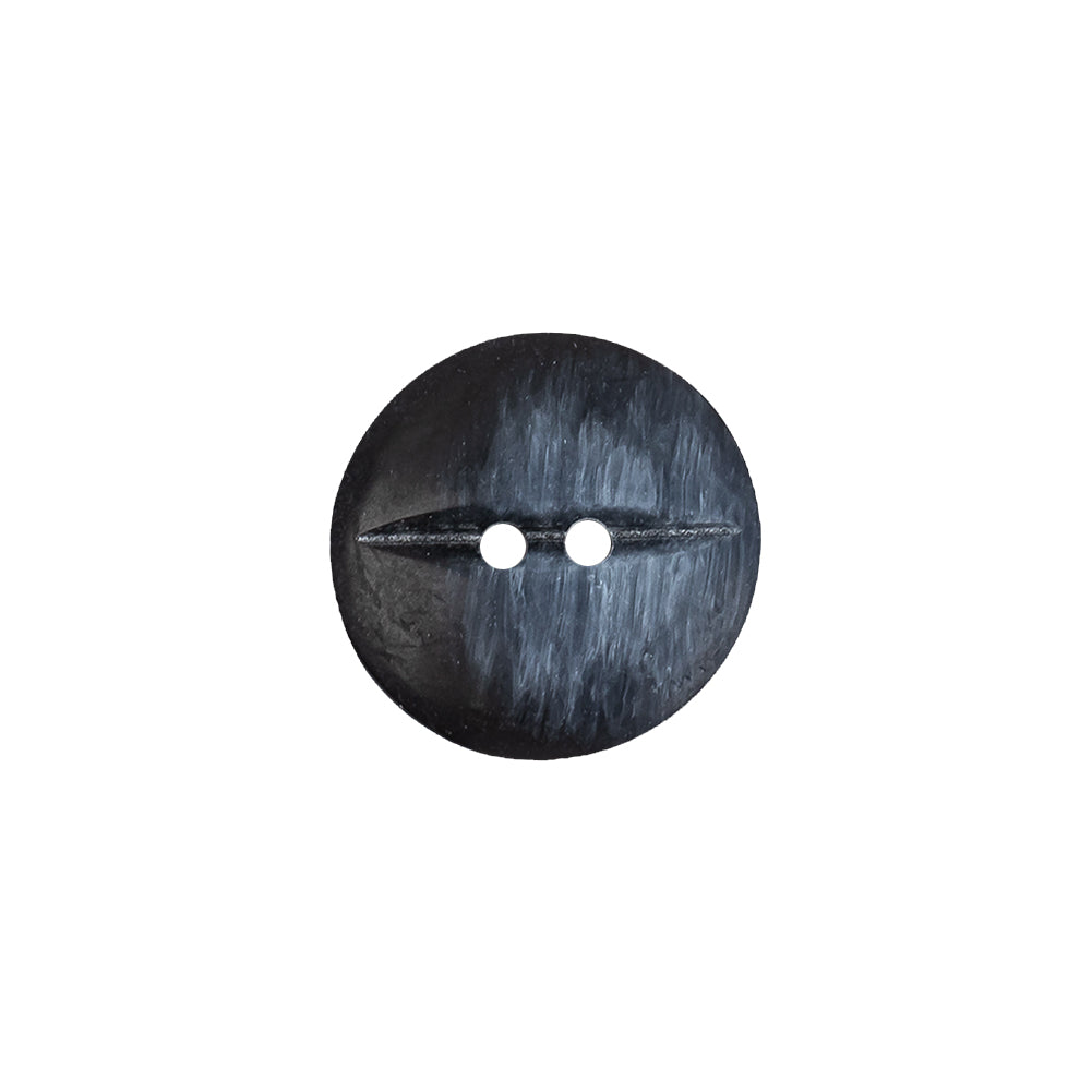 Navy 2-Hole Plastic Button with Needle Channel - 24L/15mm - Joann Fabrics