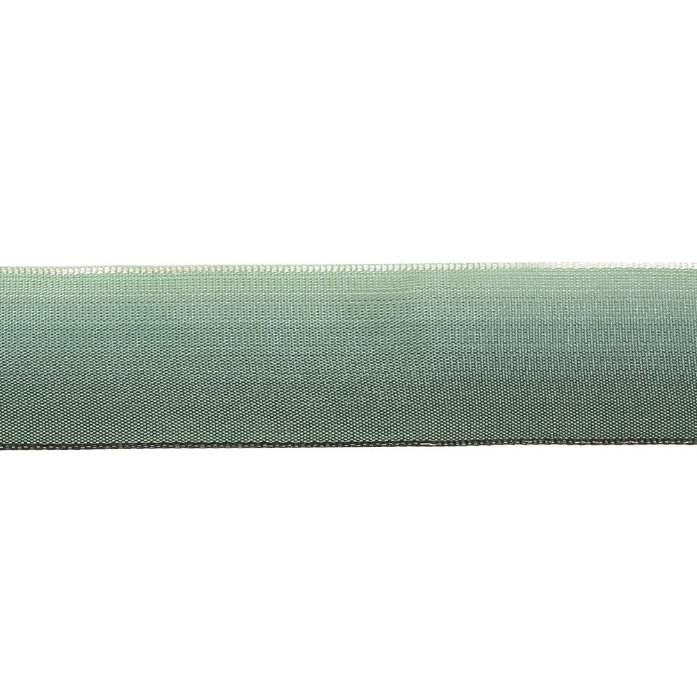 Hunter Ombre Wire Edged Ribbon - 0.875