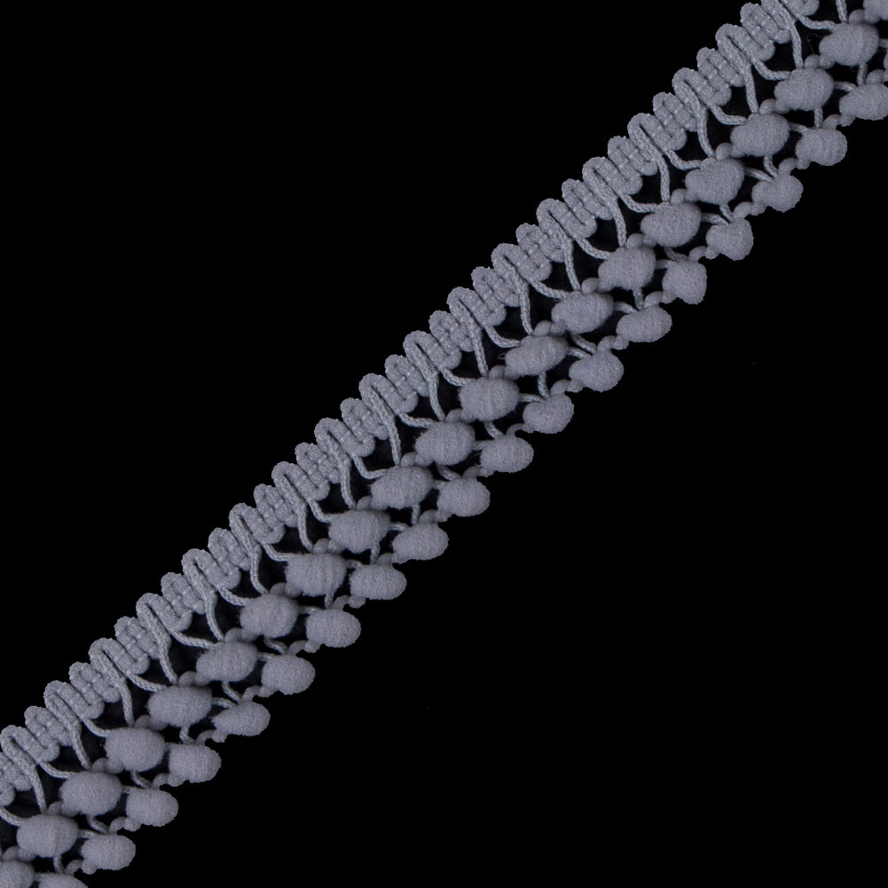 Silver Two Row Mini Pom Pom Trim - Joann Fabrics