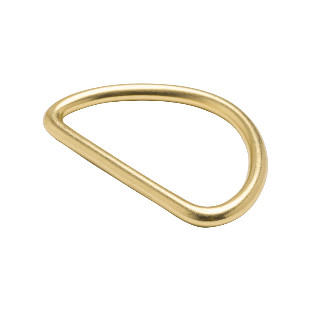 Polished Gold Metal D-Ring - 1.375