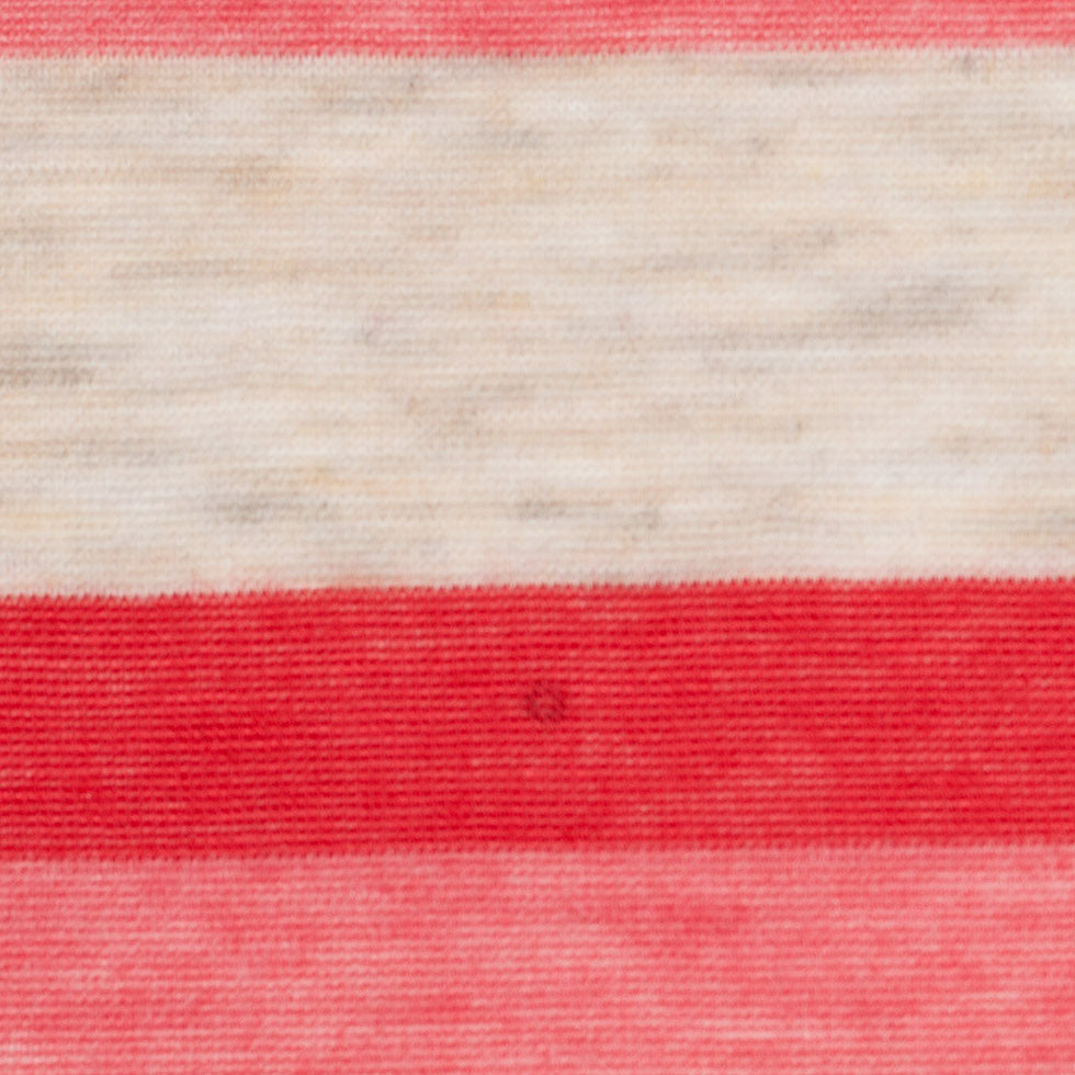 Heathered Oatmeal Striped Stretch Viscose Jersey - Joann Fabrics