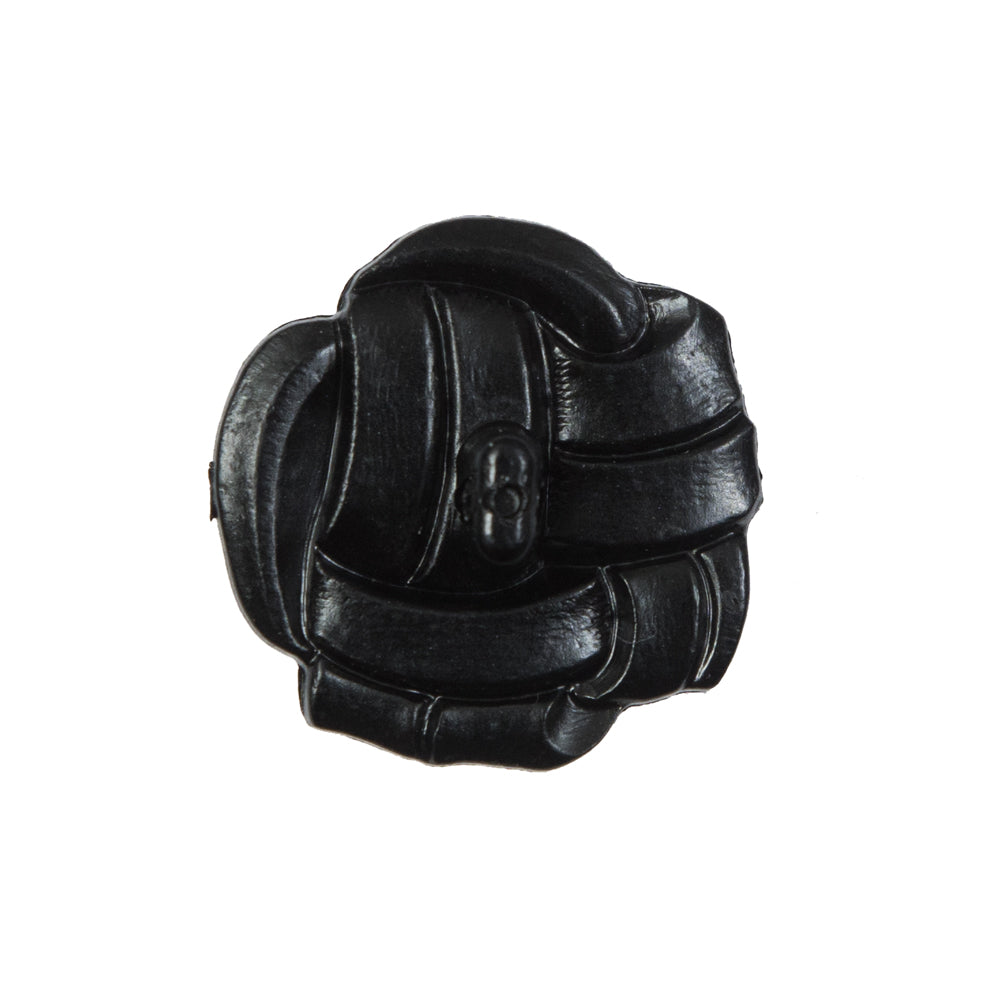 Black Knotted Plastic Button - 36L/23mm - Joann Fabrics