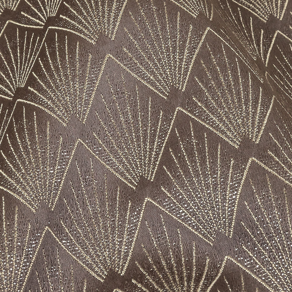 Metallic Drapery Jacquard - Praline Digital Spots - British Imported - Joann Fabrics