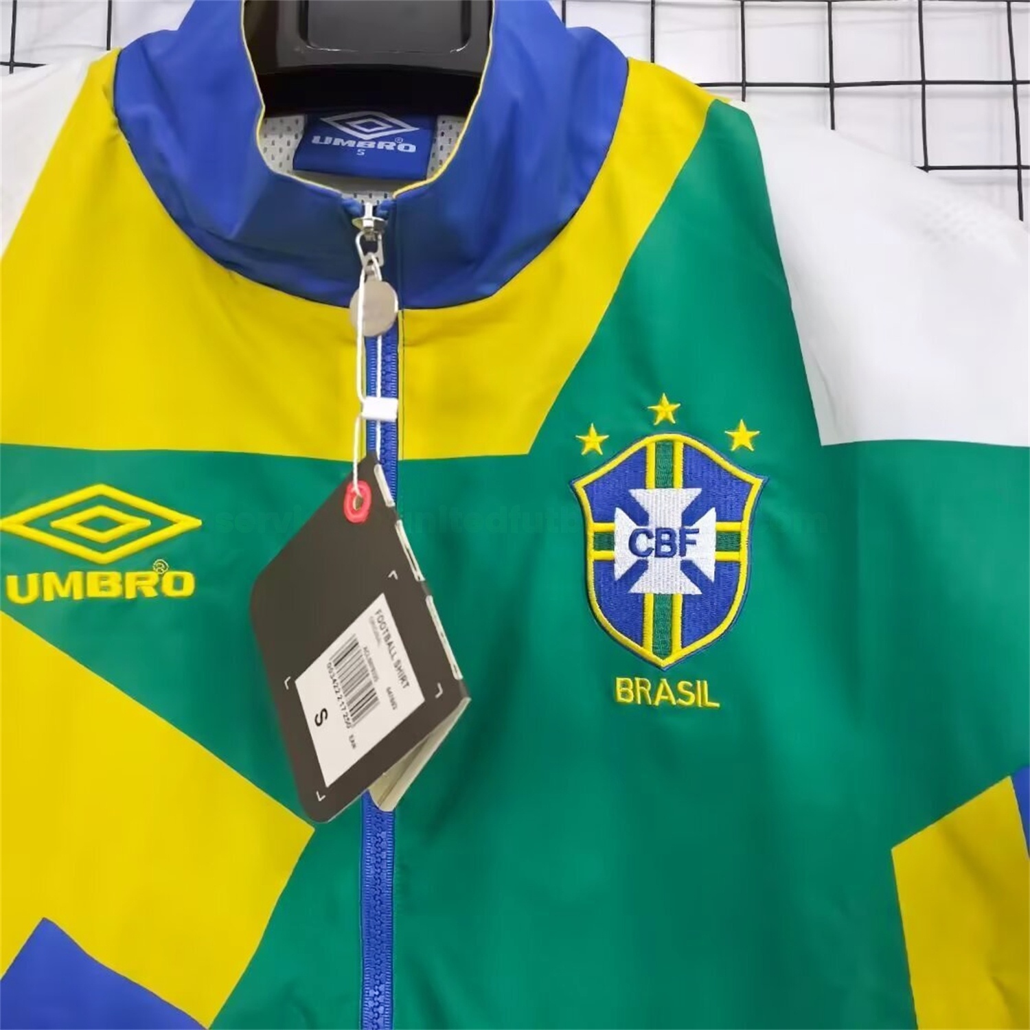 Brazil 2026 Windbreaker Jacket - Green Star - UnitedFutballJersey