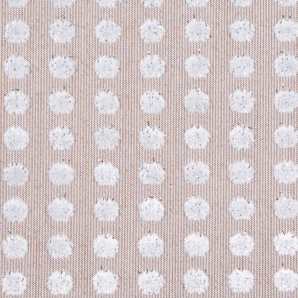 Toffee/Light Gray Polka Dots Velvet - Joann Fabrics