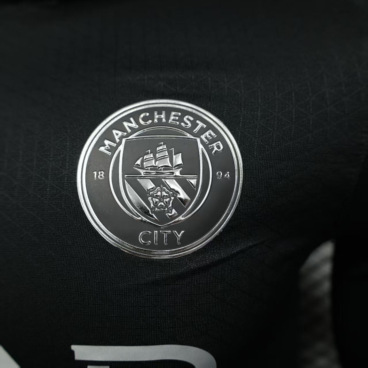 2025/2026 Long Sleeve Player Version Manchester City Away Football Shirt 1:1 Thai Quality