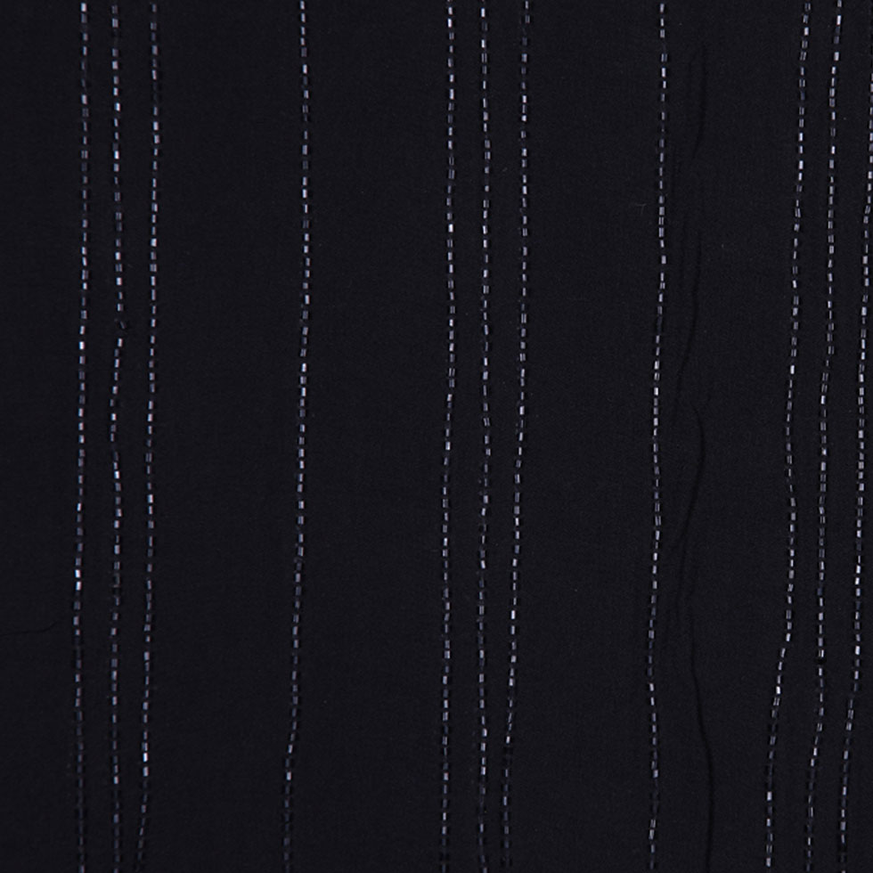 Black Beaded Double-Layer Rayon Gauze - Joann Fabrics