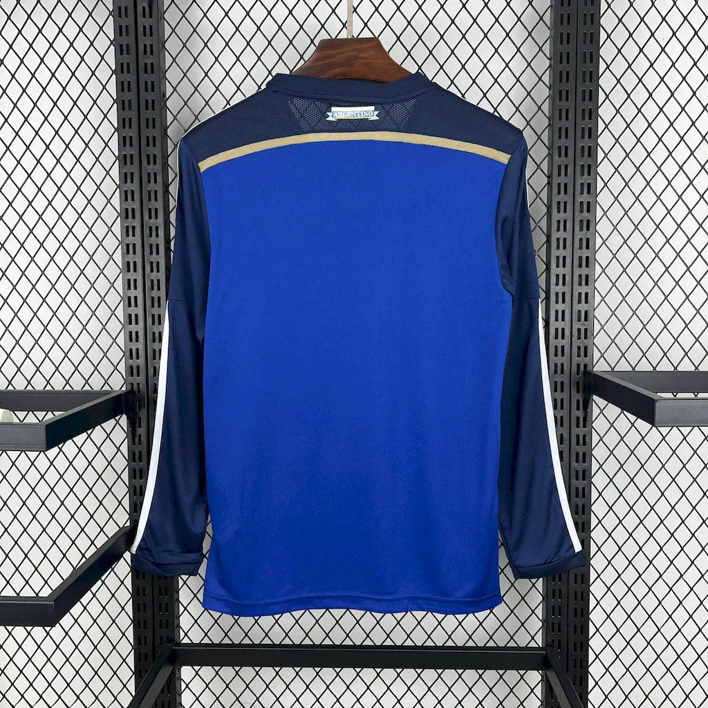 2014 Retro Argentina Away Long Sleeve