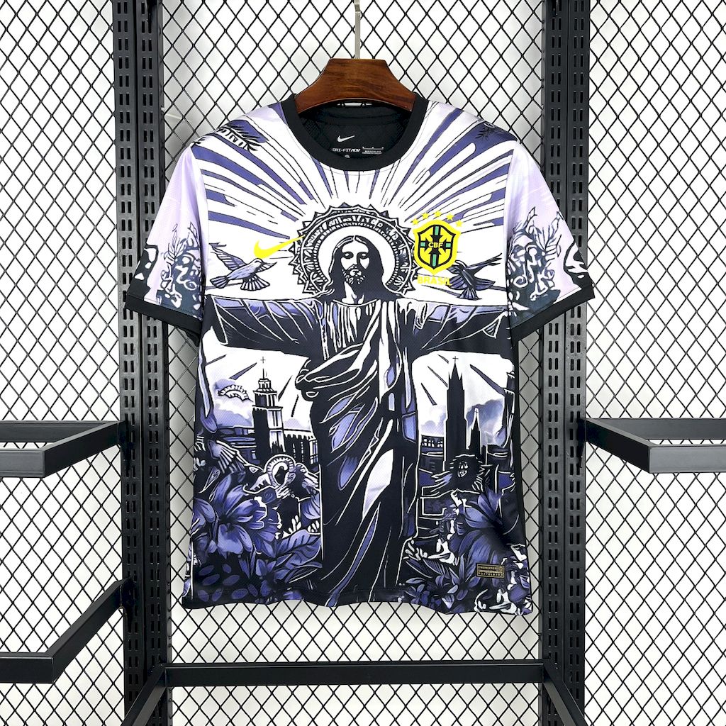 2025/2026 Brazil jesus black Football Shirt 1:1 Thai Quality