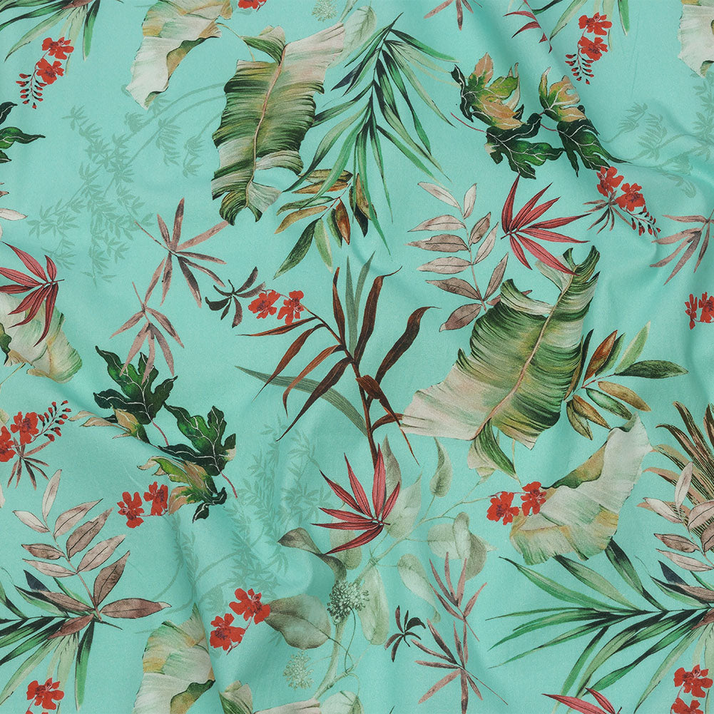 Mood Exclusive Tropical Tumbling Stretch Cotton Twill - Joann Fabrics