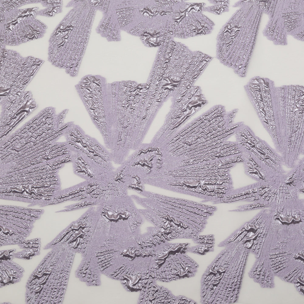 Metallic Lavender Large-Scale Burnout Floral Luxury Brocade - Joann Fabrics