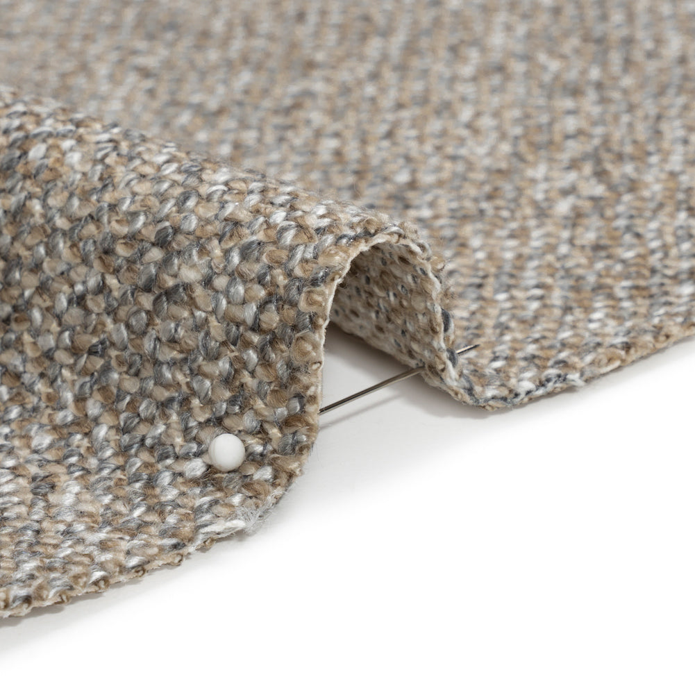 Upholstery Tweed with Latex Backing - Stone - Wyverstone Collection - Joann Fabrics