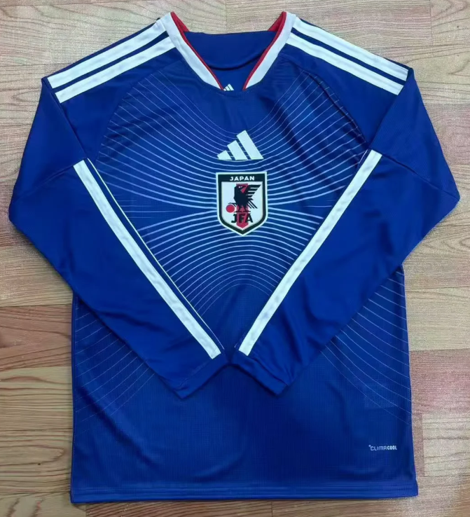 2026 Long Sleeve Japan Home Football Jersey 1:1 Thai Quality