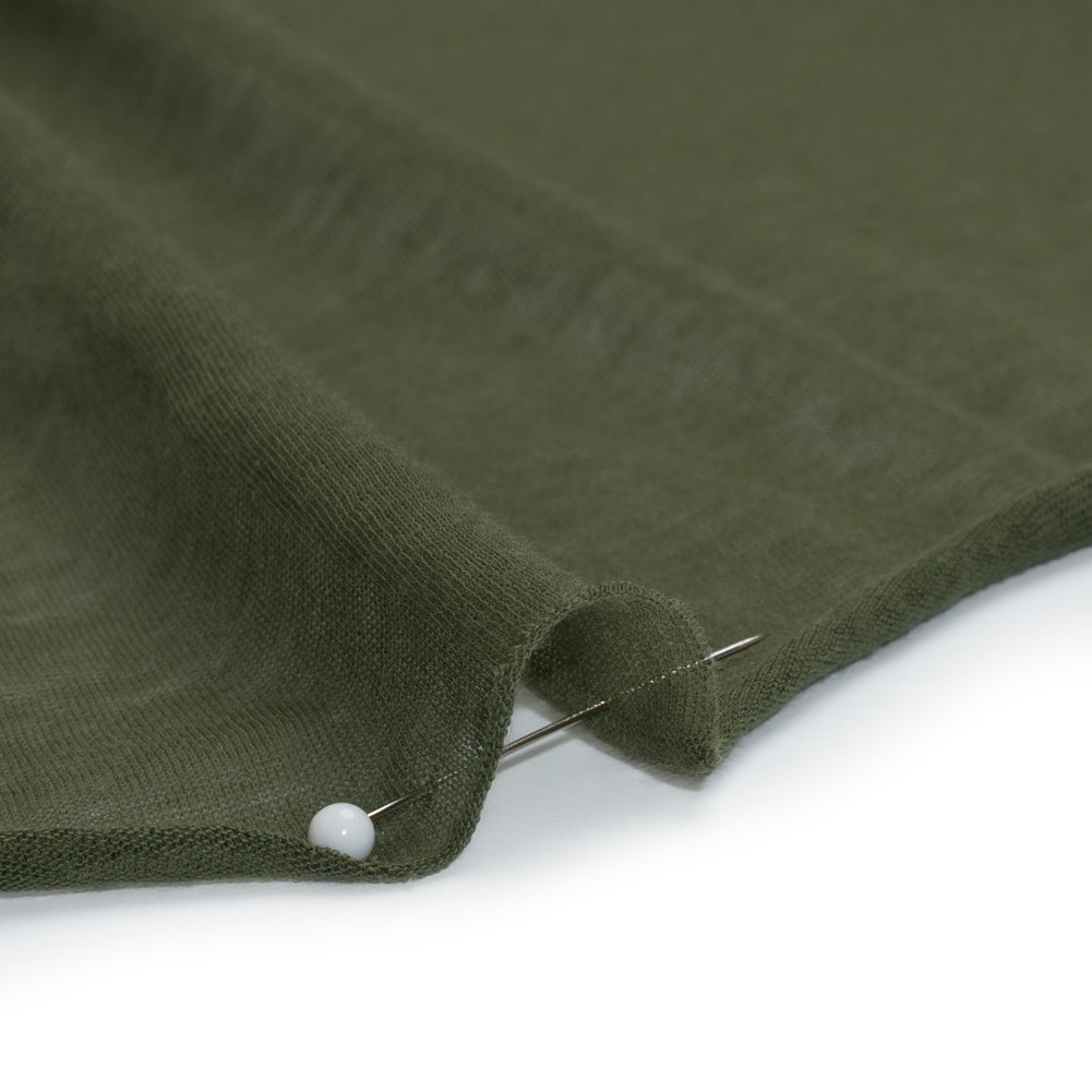 Featherweight Cotton Jersey - Moss Green - Designer Deadstock - Joann Fabrics