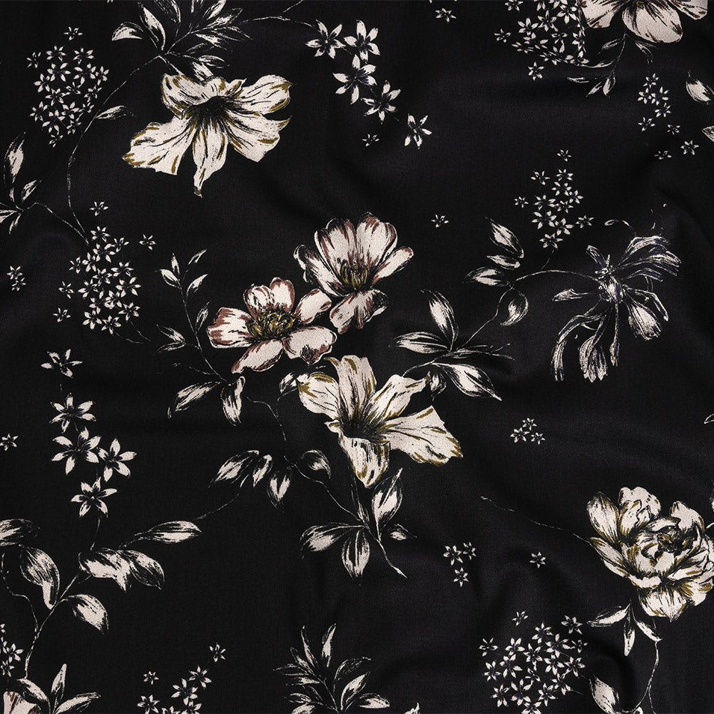 Mood Exclusive Night Blooming Stretch Cotton Sateen - Joann Fabrics