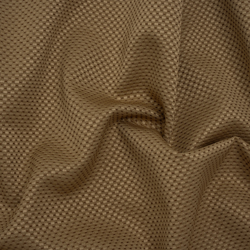 Tan/Chocolate Checks Woven - Joann Fabrics
