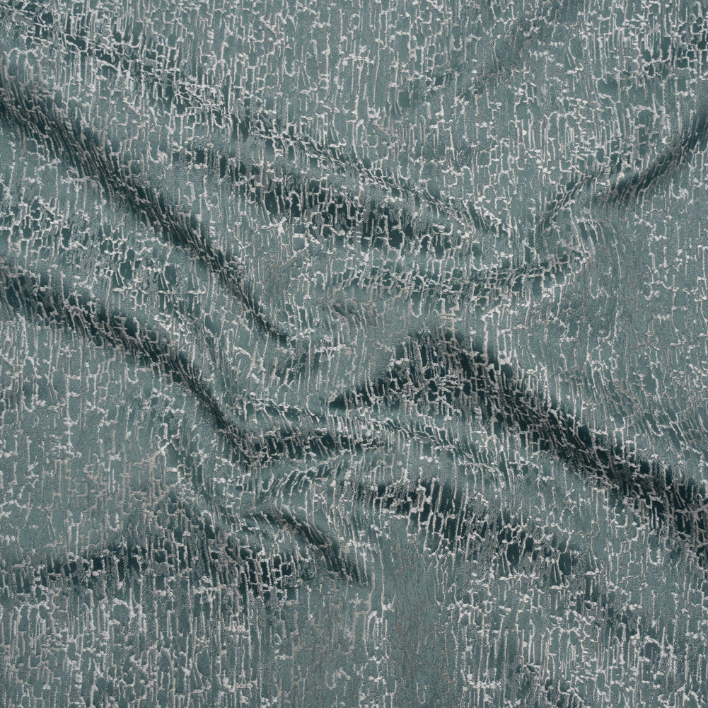 Satin-Face Jacquard - Sage Crackle - British Imported - Joann Fabrics