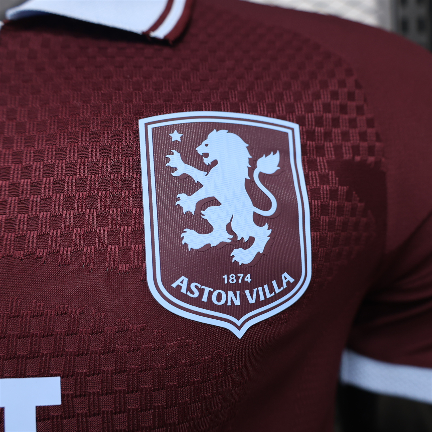 Aston Villa 26-27 Home JerseyWith Sponsors - Player Version - UnitedFutballJersey