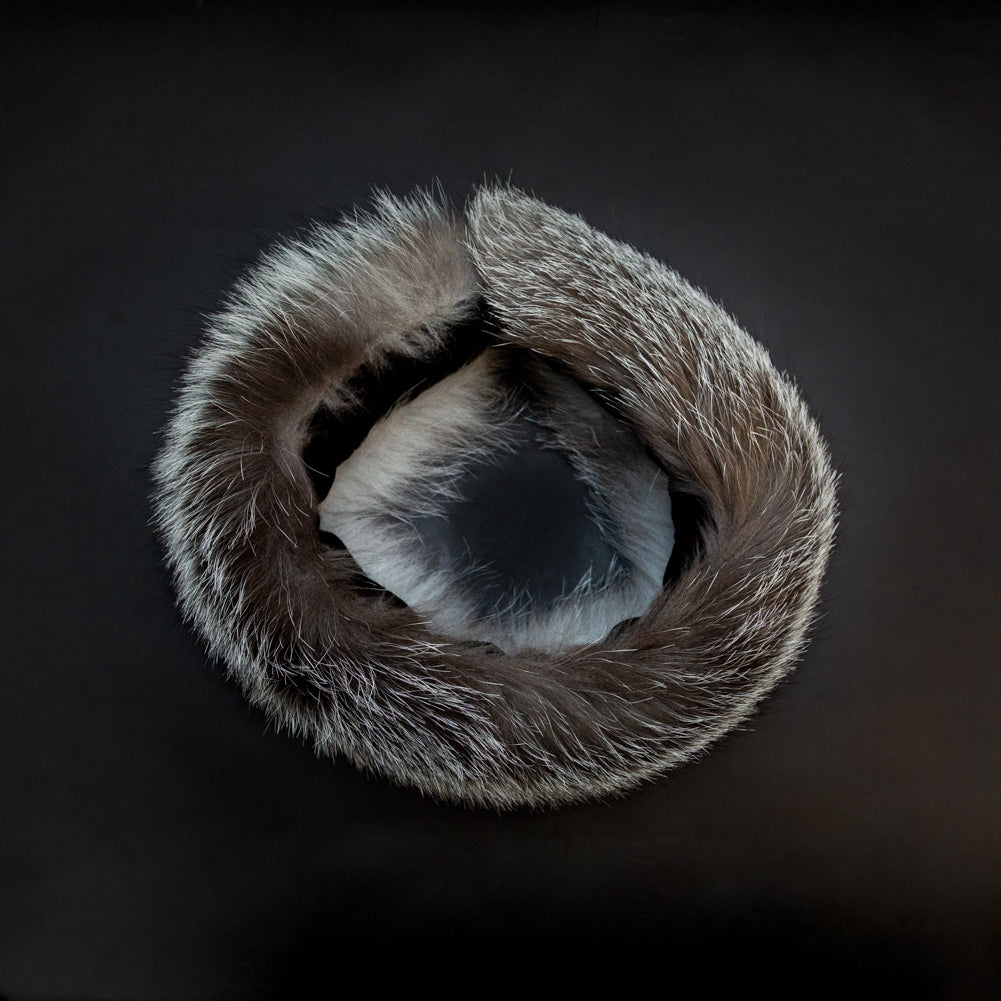 Blue Frost Fox Fur Headband or Scarf with VELCRO&reg; Closure - Joann Fabrics