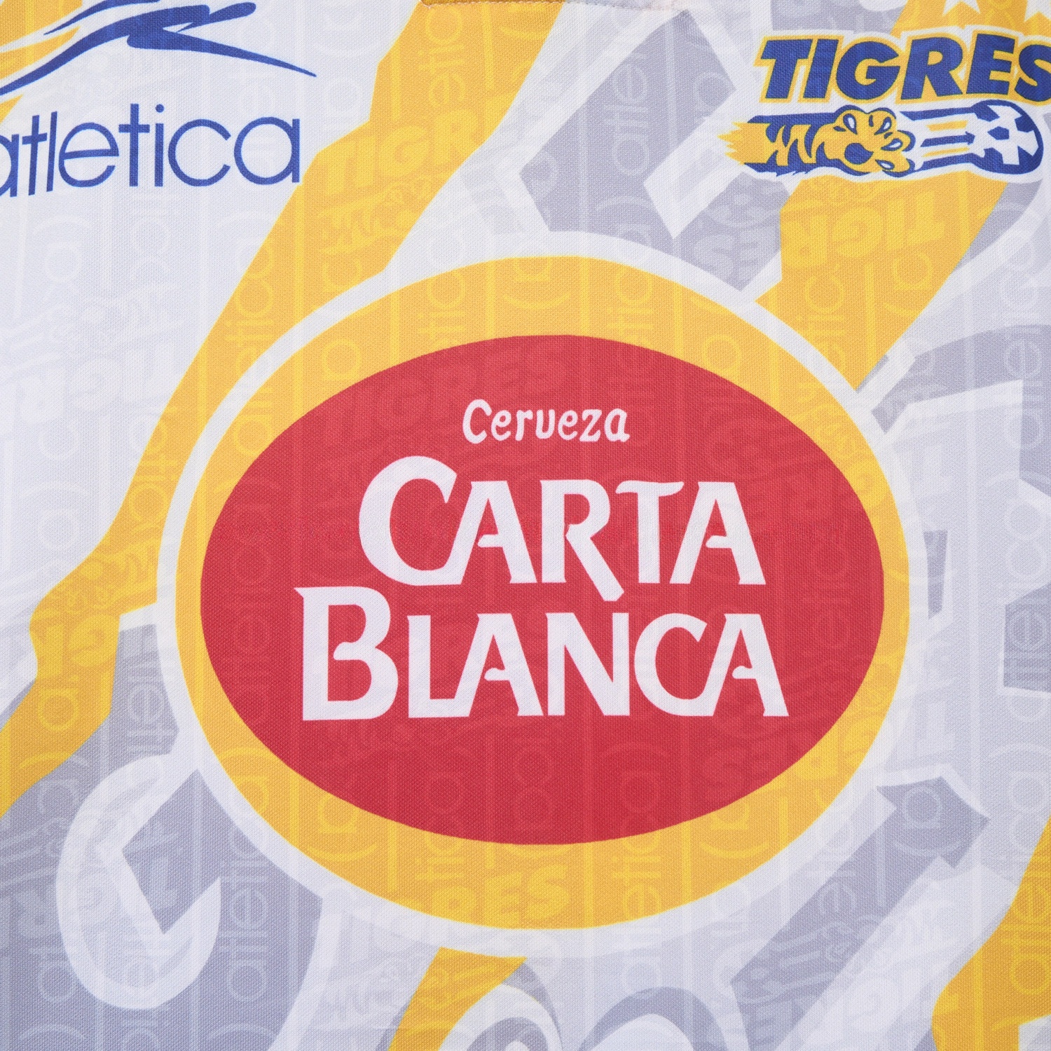 Retro Tigres UANL 1997-98 Away White Jersey - UnitedFutballJersey