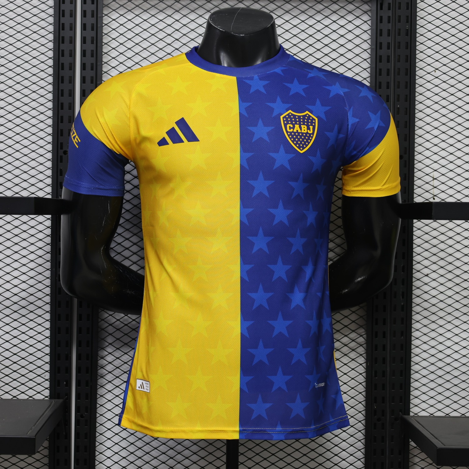 Boca Juniors 26-27 Yellow Blue Stars Special Jersey - Player Version - UnitedFutballJersey