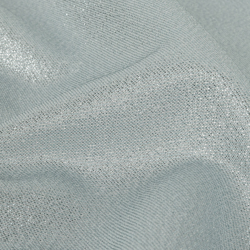 Polyester Lame - Metallic Silver on White - Ellery Collection - Joann Fabrics